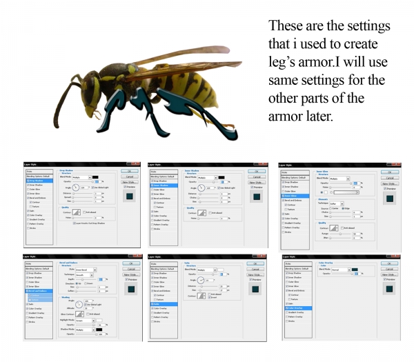 Creation of Battle Wasp: Step 2